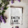 Lake with Location Kitchen Towel