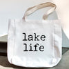 Lake Life Type Tote Bag