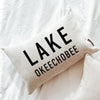 Personalized Lake Pillow