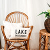 Personalized Lake Pillow