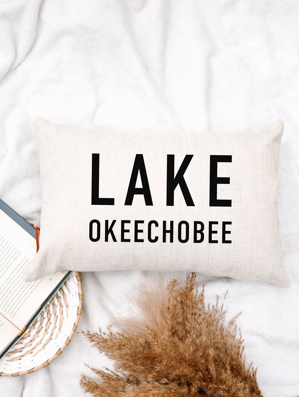 Personalized Lake Pillow