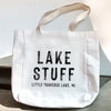 Custom Location Lake Stuff Tote Bag