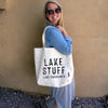 Custom Location Lake Stuff Tote Bag