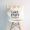 Custom Location Lake Stuff Tote Bag