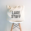 Lake Stuff Canvas Tote Bag