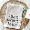 Lake Sweet Lake Tea Towel