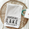 Lake with Location Kitchen Towel