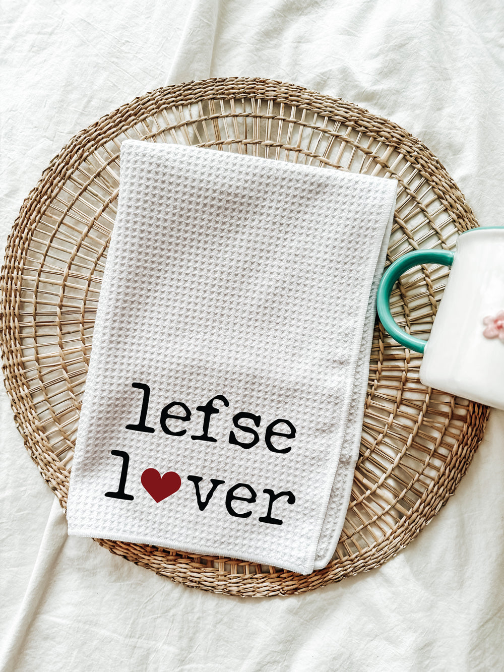 Lefse Lover Midwest Kitchen Towel