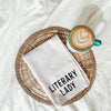Literary Lady Bookish Tea Towel