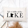 Life Is Better At The Lake Minnesota Pillow