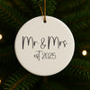 Mr. & Mrs. Est. 2025 Christmas Ornament