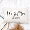 Mr. & Mrs. Est. 2024 Pillow
