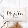 Mr. & Mrs. Est. 2026 Pillow
