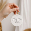 Mr. & Mrs. Est. 2025 Christmas Ornament