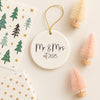 Mr. & Mrs. Est. 2025 Christmas Ornament