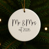 Mr. & Mrs. Est. 2026 Christmas Ornament