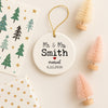 Last Name Est. 2026 Christmas Ornament