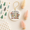 All Booked Bookish Christmas Ornament