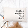 Family Name Pillow