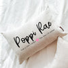 Baby Name + Birth Stats Pillow (Pink)