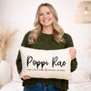 Baby Name + Birth Stats Pillow (Pink)