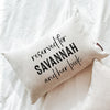 Book Pillow - Reserved For Personalized Name Pillow