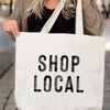 Modern Shop Local Tote Bag