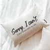 Plans With My Cat Pillow