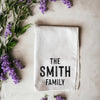 Custom Family Name Kitchen Towel