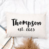 Last Name Pillow