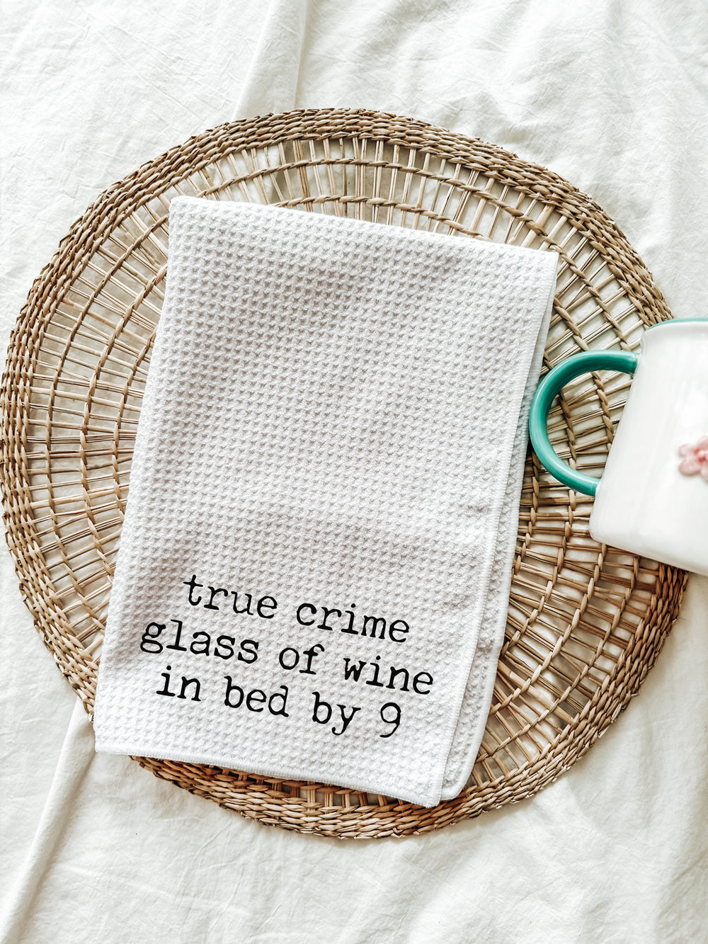 True Crime Tea Towel