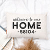 Welcome To Our Home Zip Code Pillow