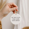 My Book Club Christmas Ornament