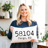 Zip Code Pillow