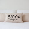 Zip Code Pillow