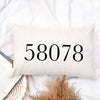 Classic Zip Code Pillow