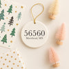 Zip Code Holiday Ornament