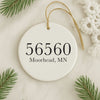 Zip Code Holiday Ornament