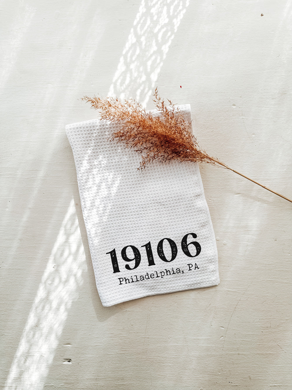 Custom Zip Code Kitchen Towel