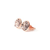 8mm Rose Gold Druzy Stud