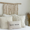 Book Pillow - Book Worm