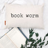 Book Pillow - Book Worm