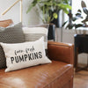 Farm Fresh Pumpkins Pillow