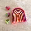 Modern Rainbow Crayons + 3 Hearts