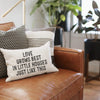 Love Grows Best In Little Houses Pillow