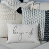 Love You Most Handwritten Pillow