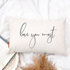 Love You Most Handwritten Pillow