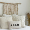 xoxo bold pillow