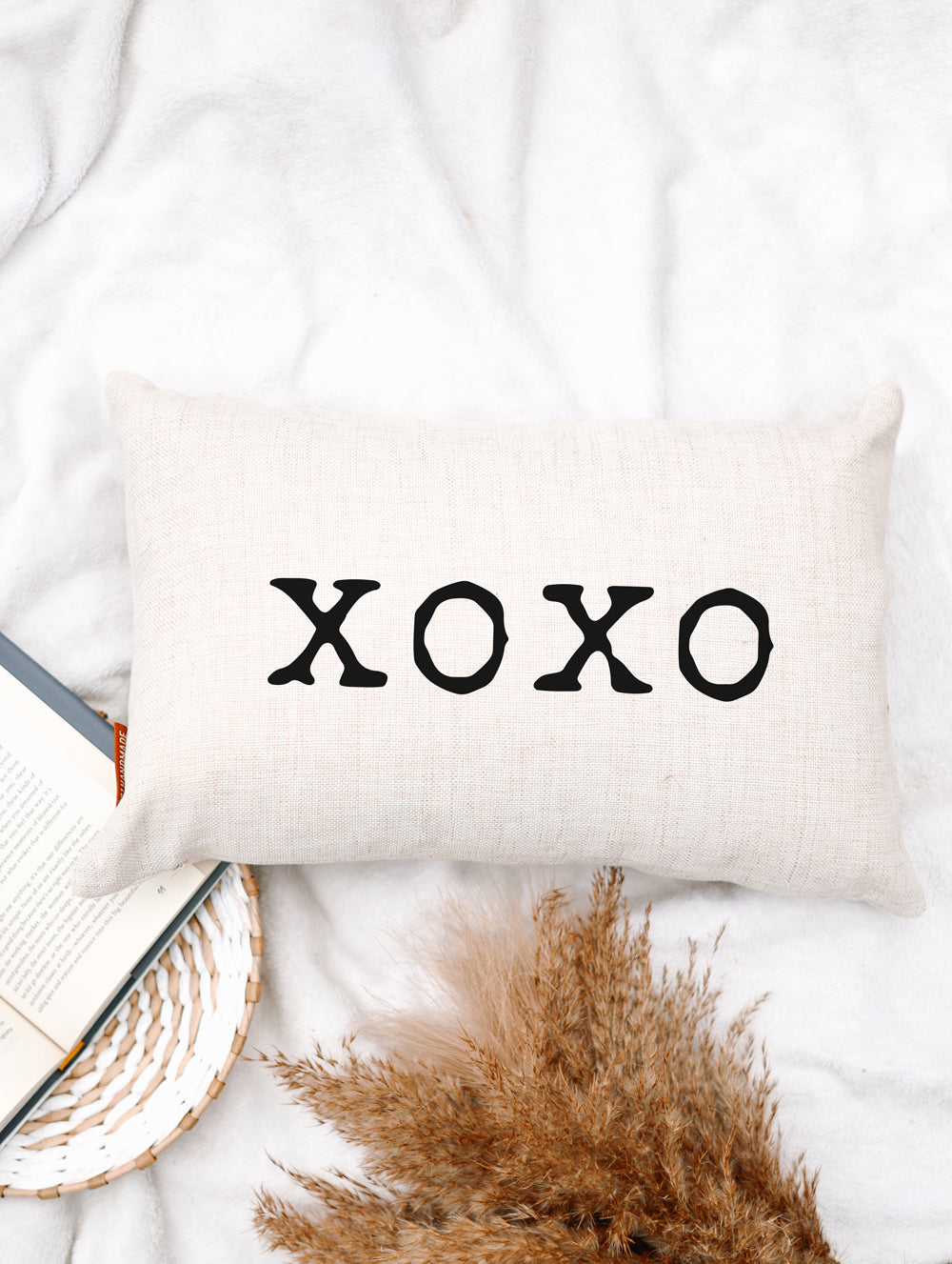 XOXO Typewriter Pillow
