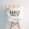 Zip Code Tote Bag
